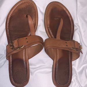 Tory Burch buckle Flip flops
